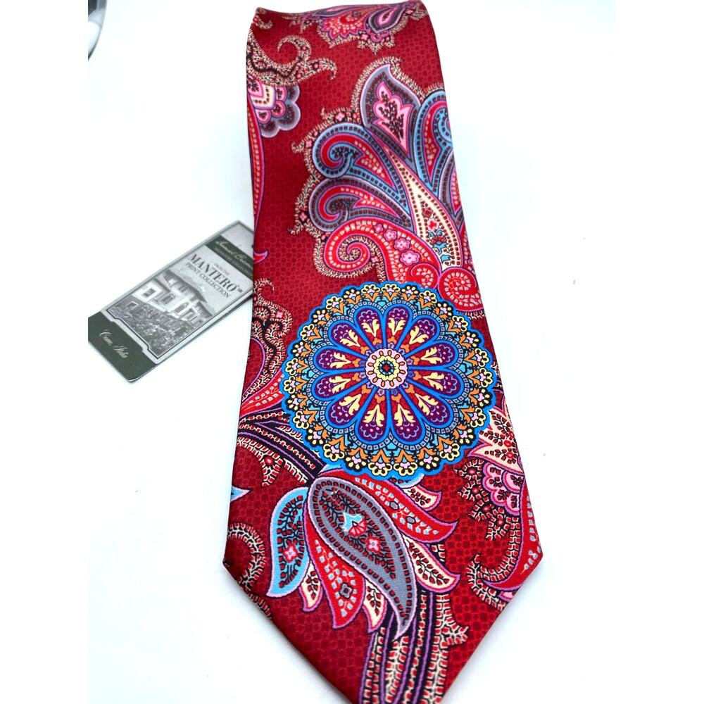 DANIEL CREMIEUX Paisley‎ Montero Tie 100% SILK Hand Made in Italy